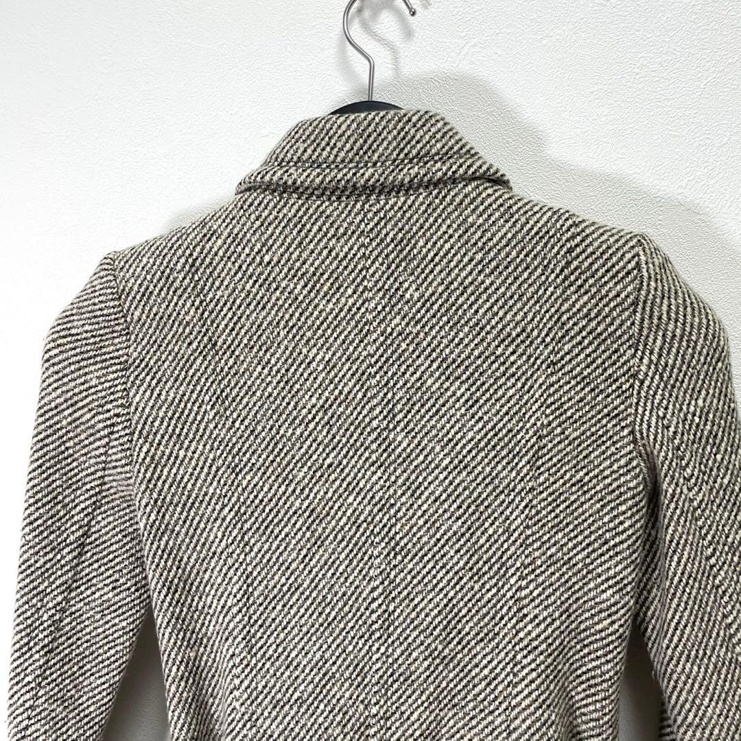 希少 BURBERRY BLUE LABEL トレンチコート アンゴラ混 36