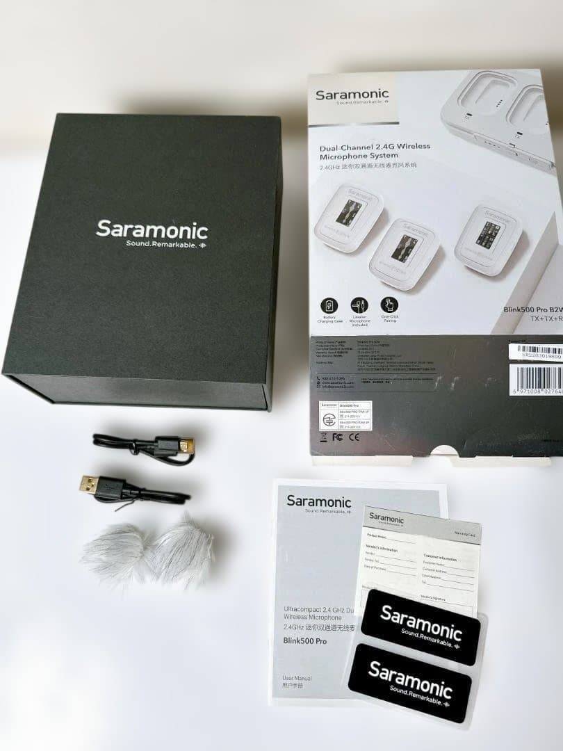 ワイヤレスマイク Saramonic Blink 500 PRO B2 配信機材