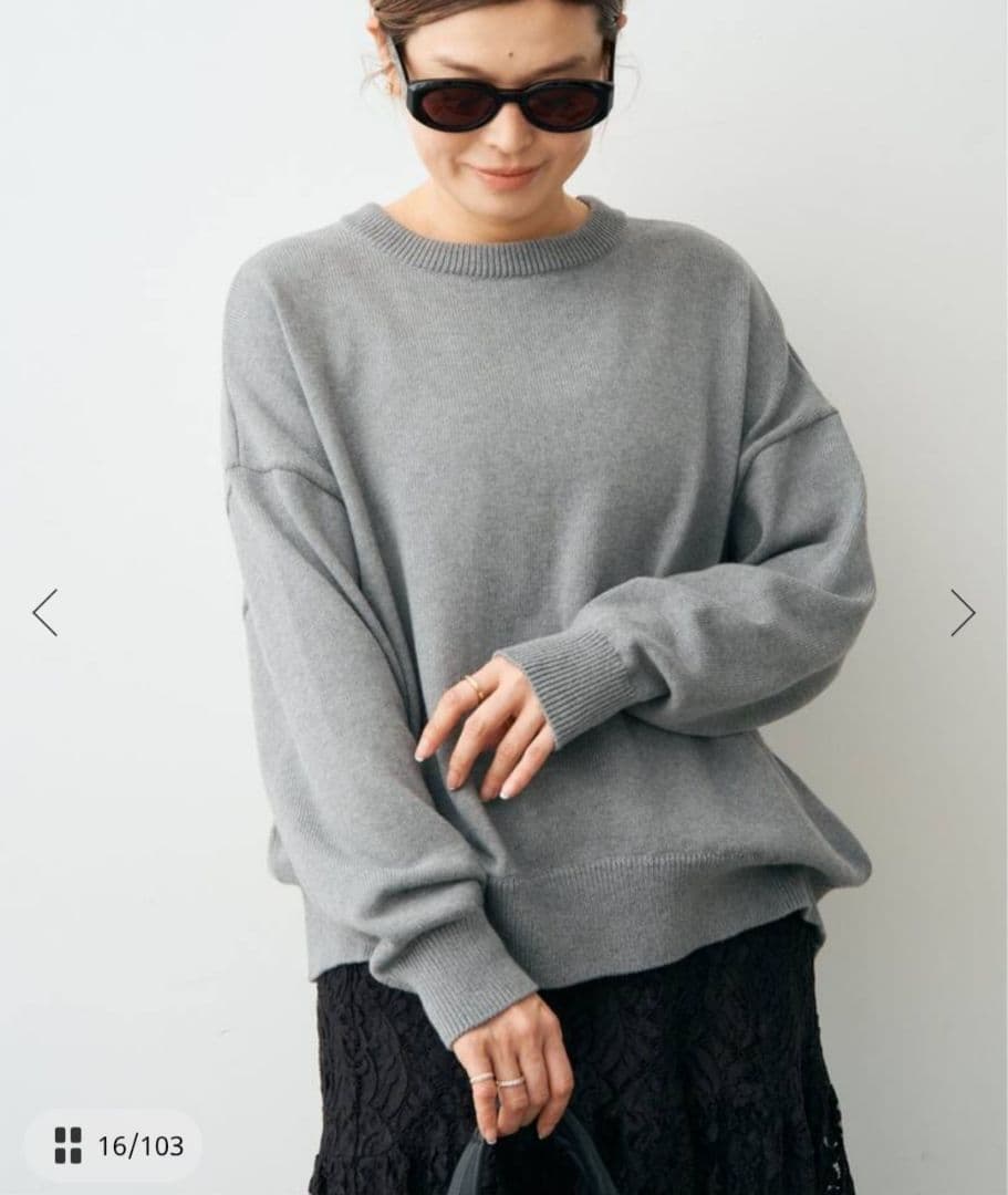 ドゥーズィエムクラス　EVERYDAY I LIKE 　Basicニット22AW