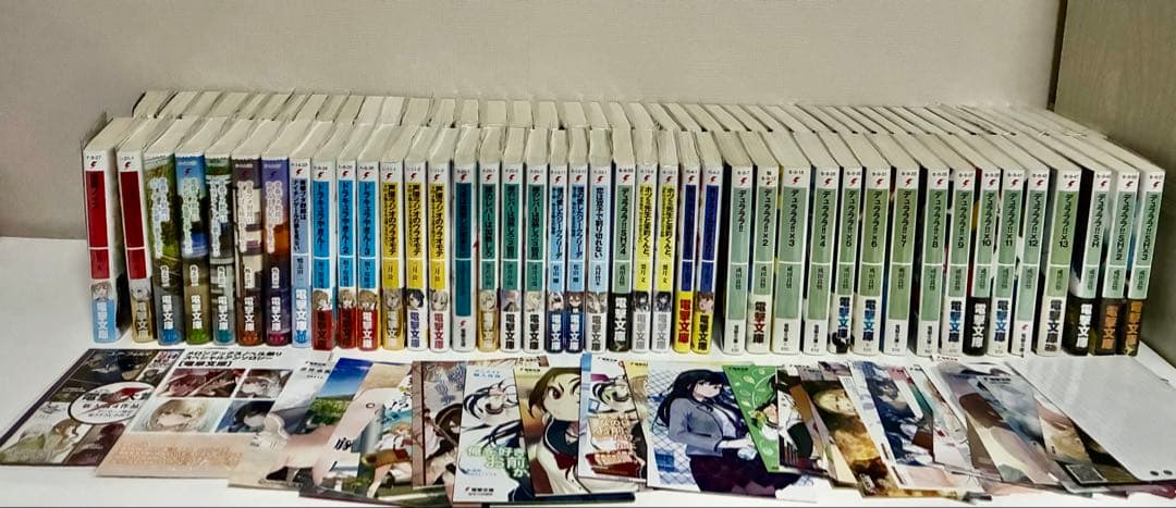 電撃文庫 まとめ売り サイン本 特典ラノベ 青ブタ SAO 魔法学院の不適合者