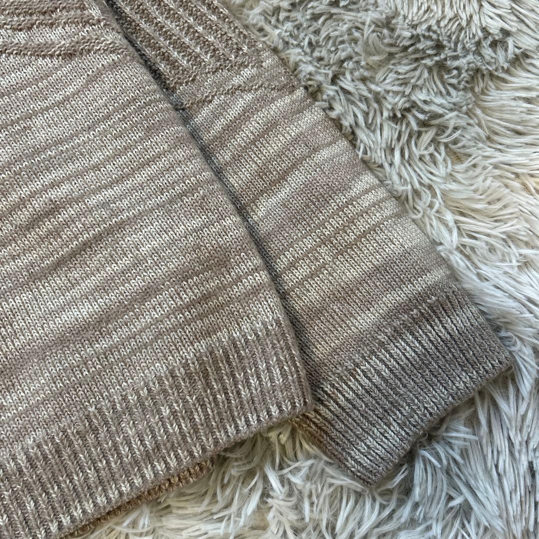 【美品】tamaki niime CA knit ポッケ モカブラウン系 ニット