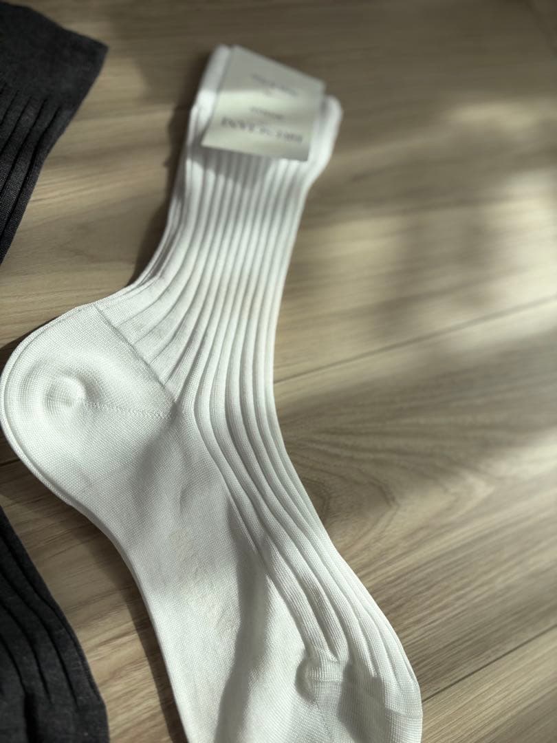 BRESCIANI リブ編みソックスセット