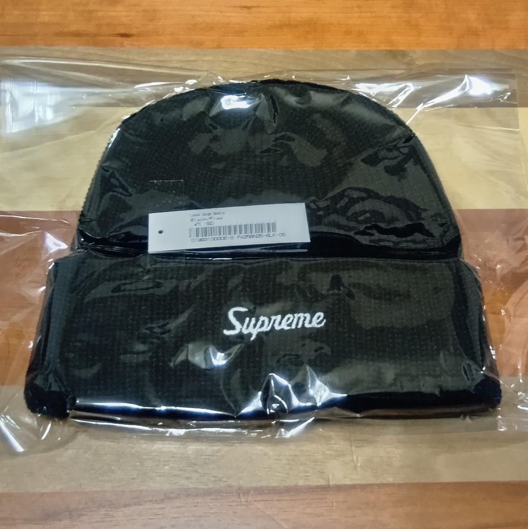 帽子 Supreme Loose Gauge Beanie Black