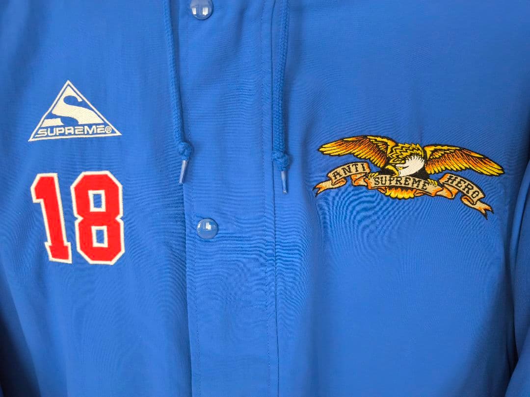 ジャケット・アウター Supreme x ANTIHERO Stadium Jacket \"Blue
