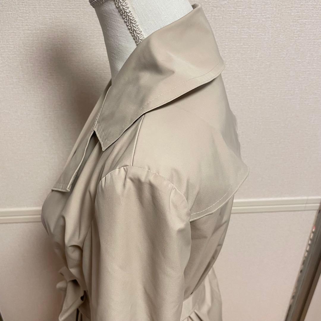 いくしゃん フォクシーニューヨーク トレンチコート ベージュ 40 L