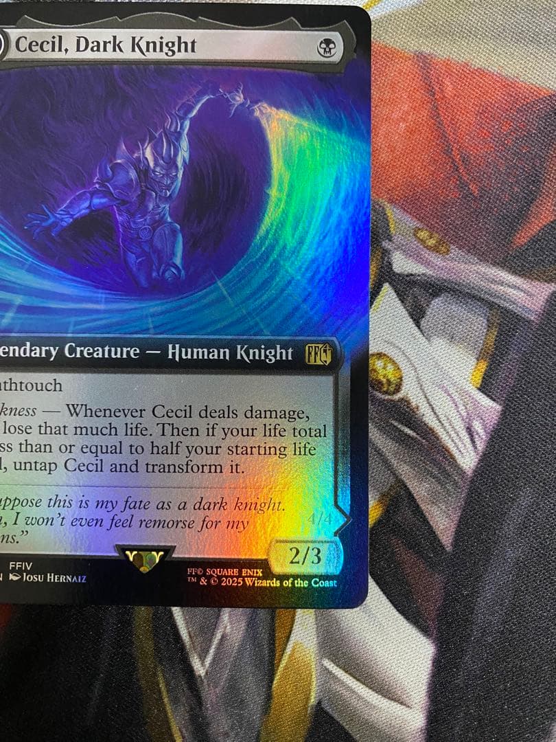 MTG 暗黒騎士、セシル/覚醒のパラディン、セシル 拡張 foil フルアート
