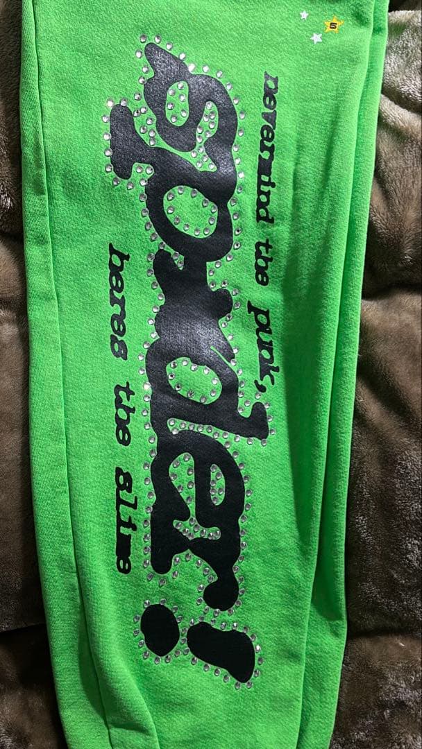 【正規品】Sp5der Punk V2 Rinestone Sweatpants