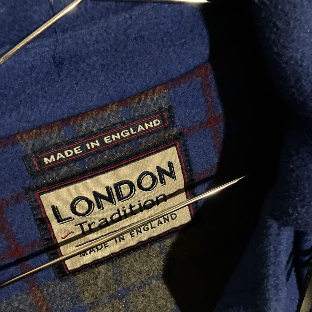 LONDON Tradition ダッフルコート 青