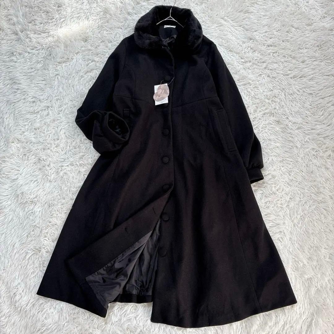 【新品】青木美沙子 リボンコート 4L しまむら ロング ロリータ 大きいサイズ