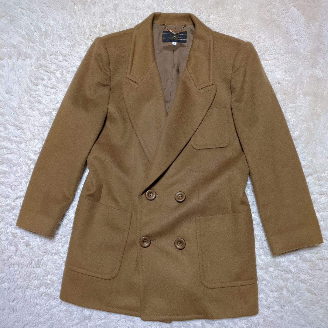 美品！Leilian　カシミヤ100%ジャケットコート　サイズ9　オーバーサイズ