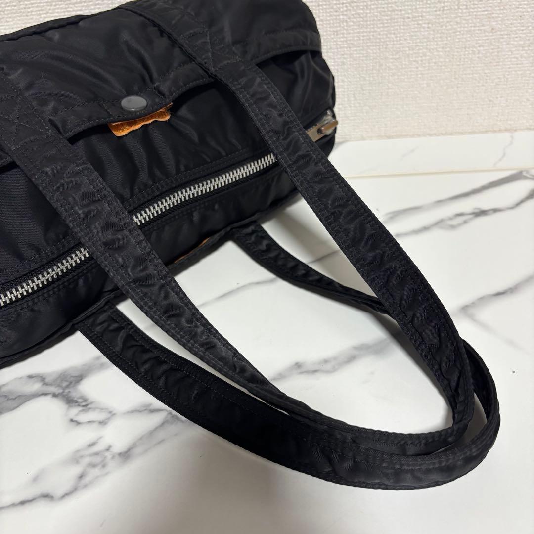 希少 PORTER タンカー ミニボストン バック L ブラック ダッフルバッグ