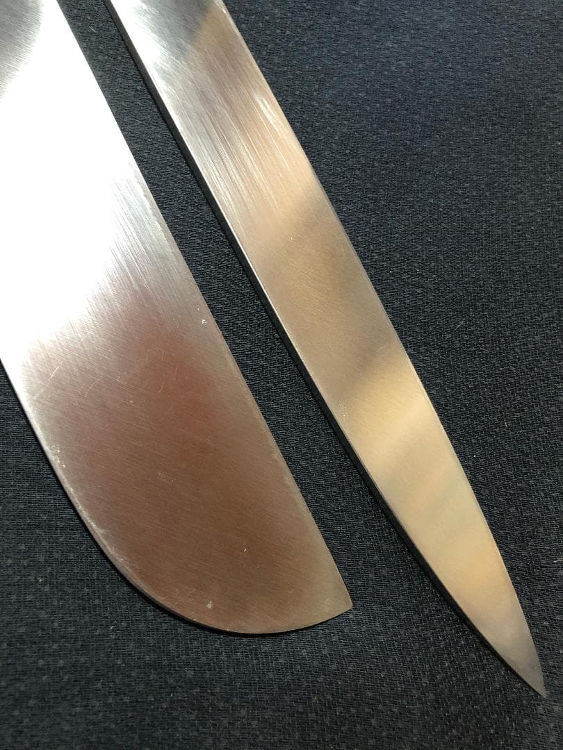 【いせやん】INOX・本焼き　鎌形薄刃包丁のみ