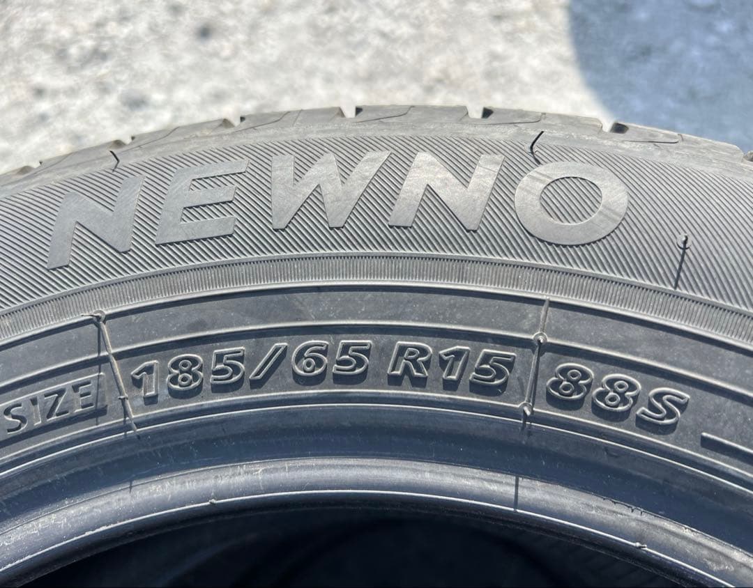 ブリヂストン　ニューノ　185/65r15 23年製　4本　バリ山　美品
