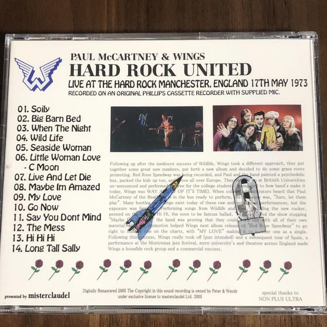 ウイングス/HARD ROCK UNITED/ Manchester 1973