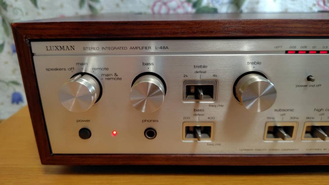 LUXMAN L-48A プリメインアンプ トランジスター ラックスマン