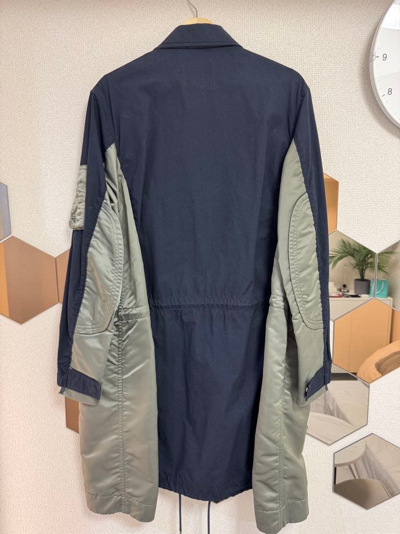 Sacai サカイ 20AW ドッキング ミリタリーコート