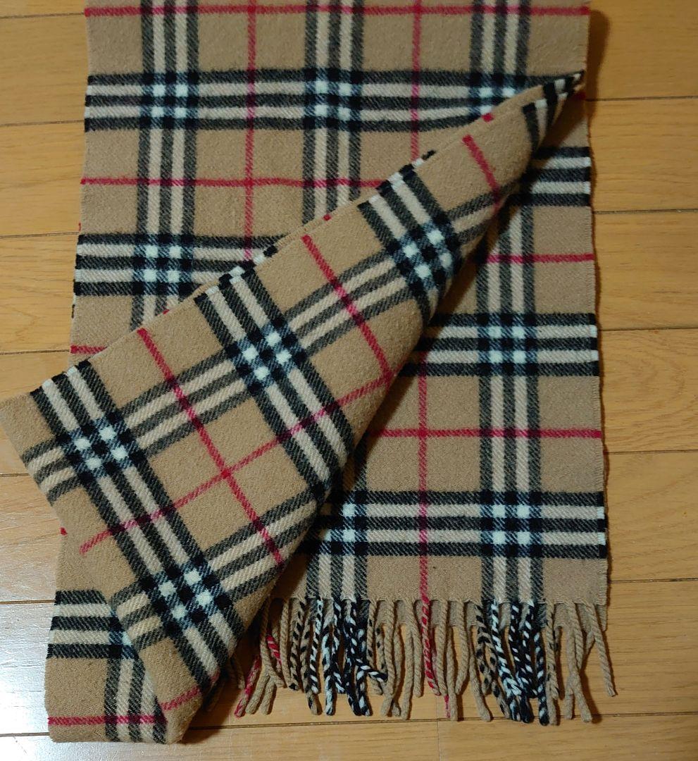 C*y様 【極美品】Burberry ノバチェック柄マフラーラムウール100％