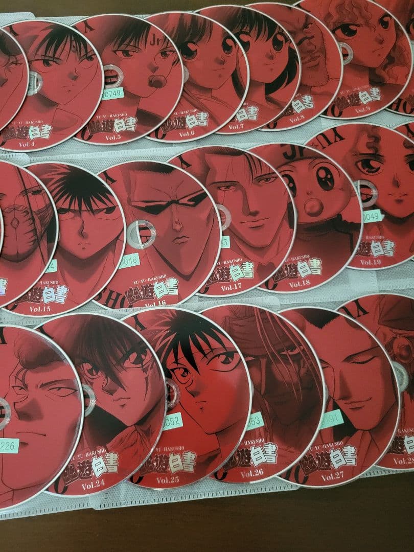 幽☆遊☆白書レンタルDVD 全28巻セット