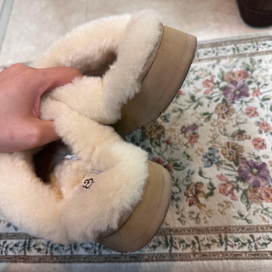 厚底　UGG SAND/ベージュ　Disquette