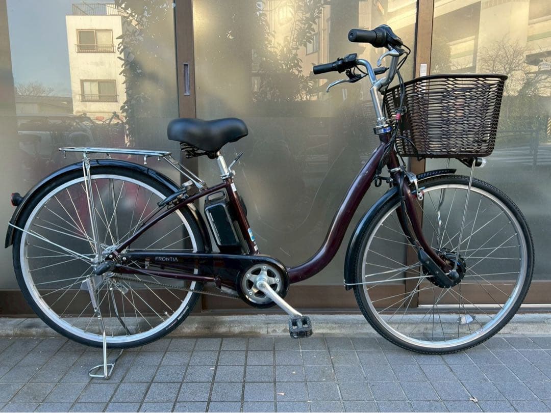 佐々木(送料込)中古電動自転車 ブリヂストン フロンティア 横浜№3624