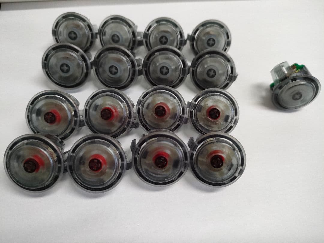 punkworkshop 新型ボタン　V1×8個　V2 ×8個　blaze×1個