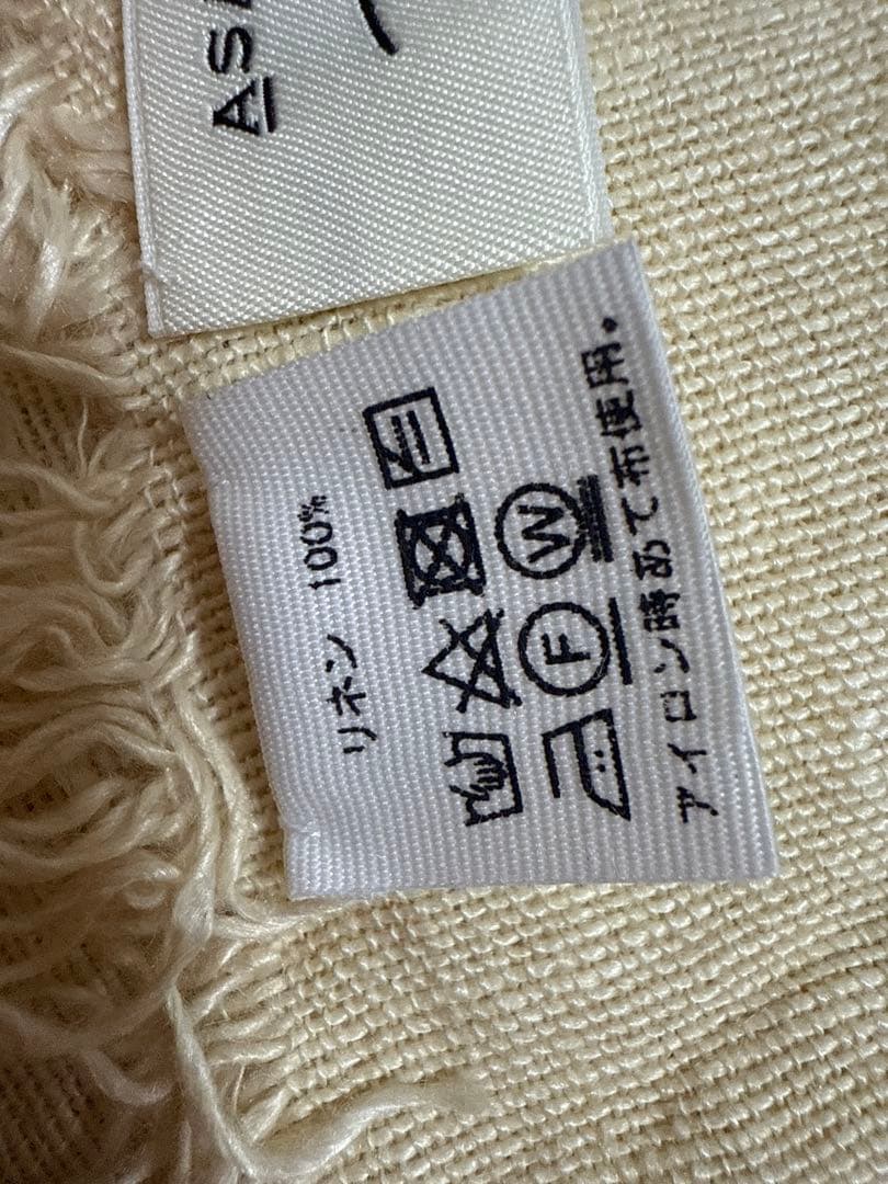 ASAUCE MÉLÈR × Ron Herman リネンフリンジストール