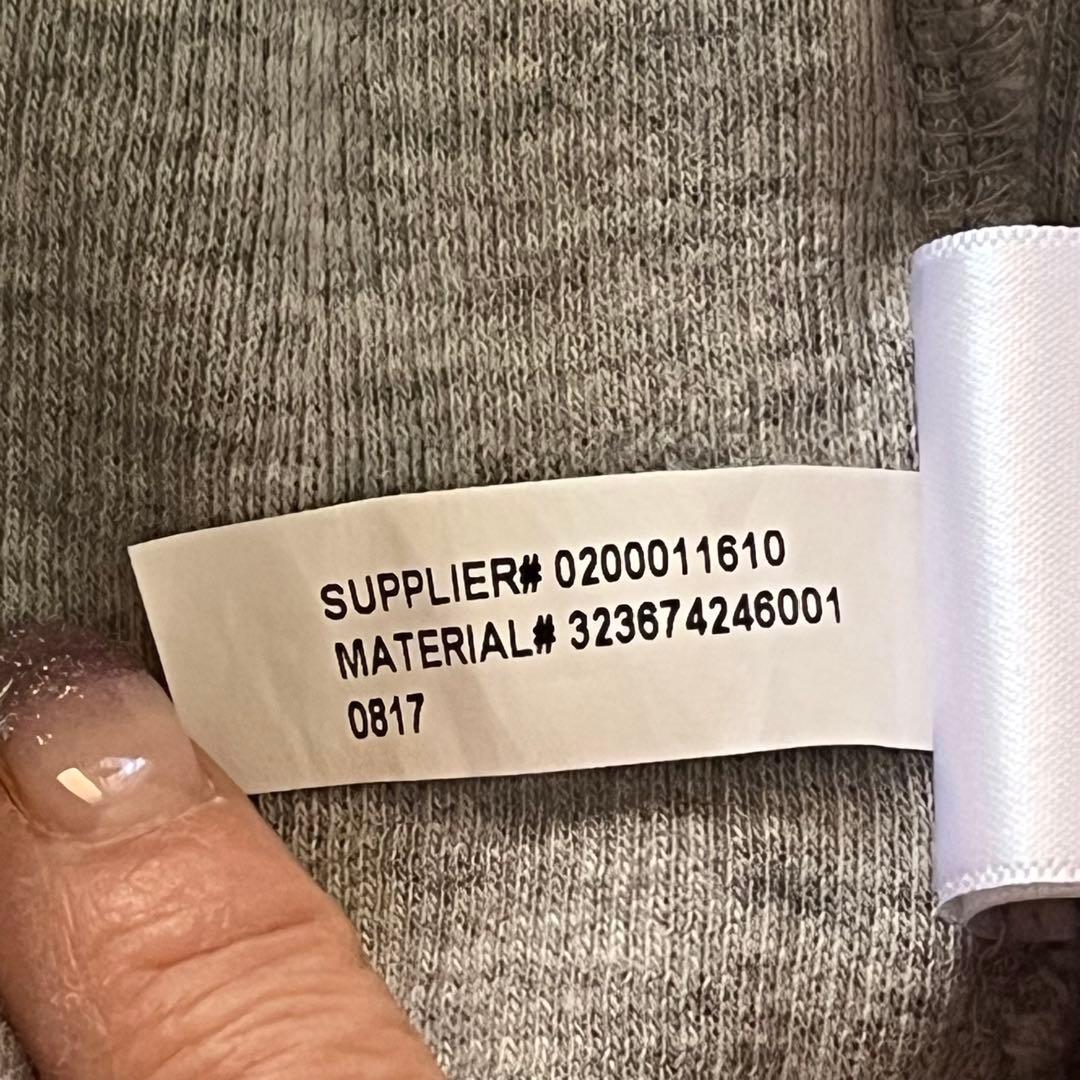 ★美品★POLO RALPH LAUREN 長袖ハーフジップ グレーM～L
