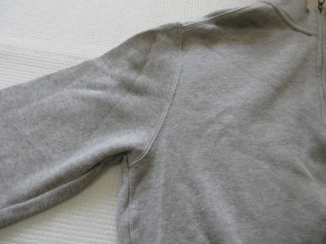 ★美品★POLO RALPH LAUREN 長袖ハーフジップ グレーM～L