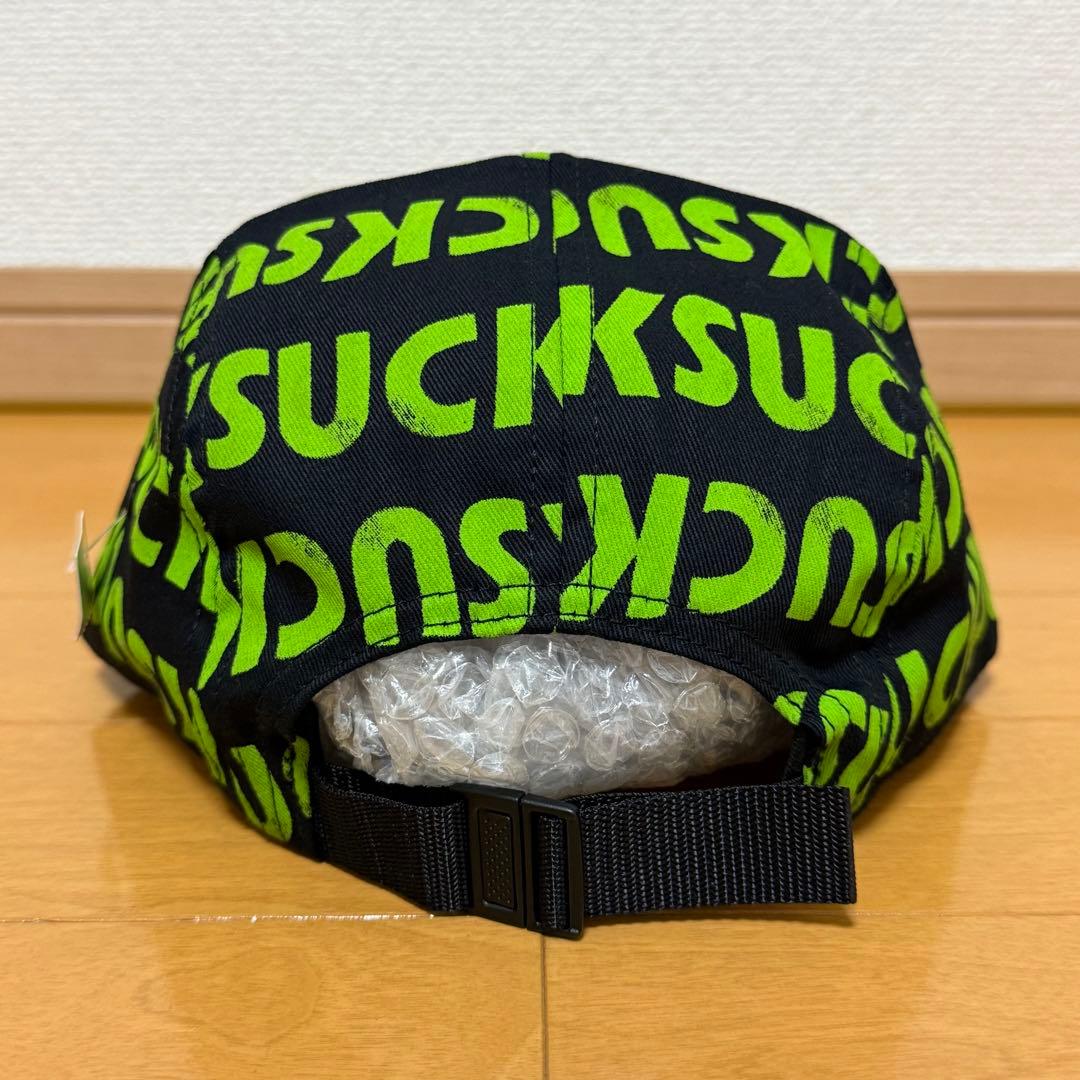 未使用 Supreme Suck Camp Cap ブラック 16aw タグ付き