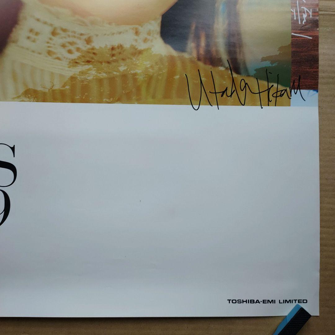 宇多田ヒカル／COLORS 新品 店頭告知ポスター 2000年代当時物 CM