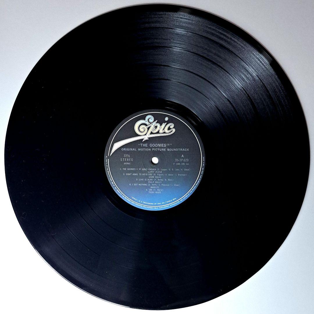 Goonies　グーニーズ　Soundtrack　LP　レコード　日本盤　帯付き