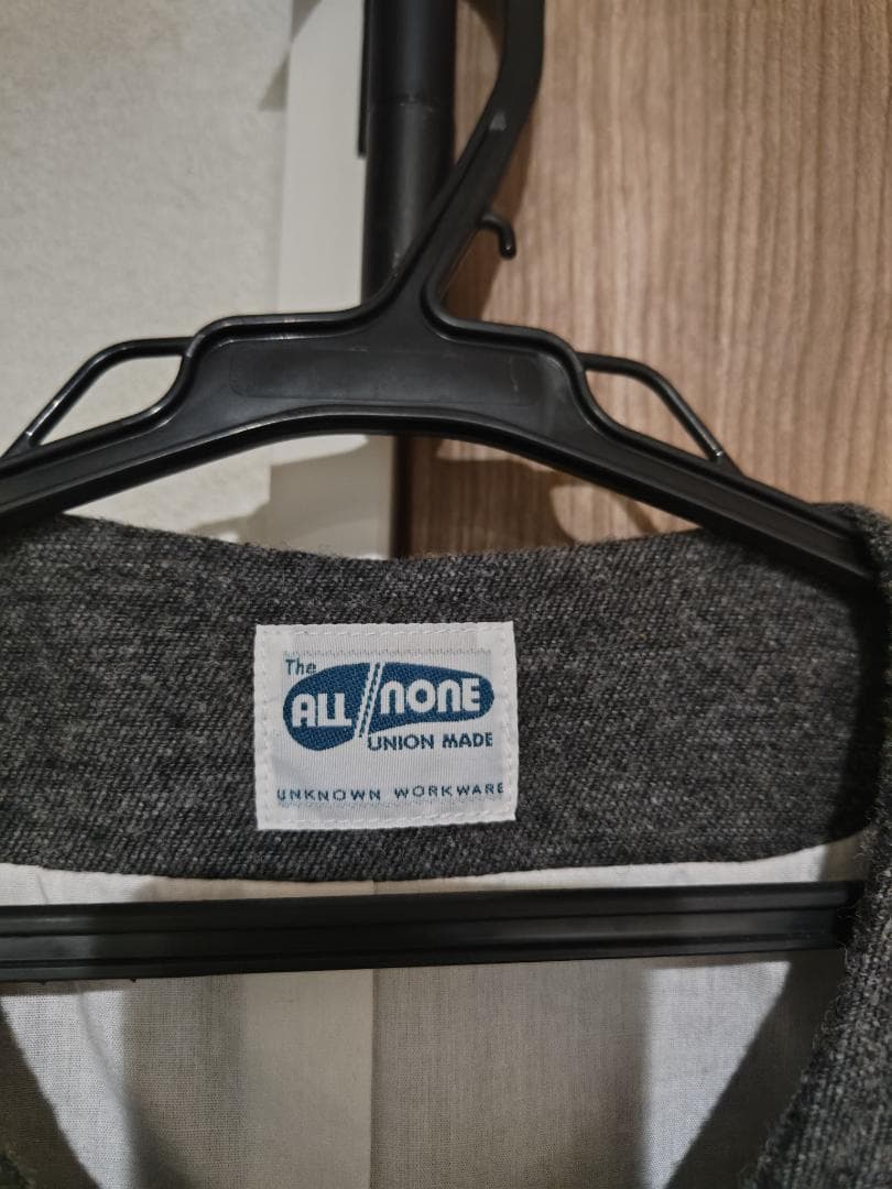 allinone BAGGAROO VEST WOOL グレー Lサイズ