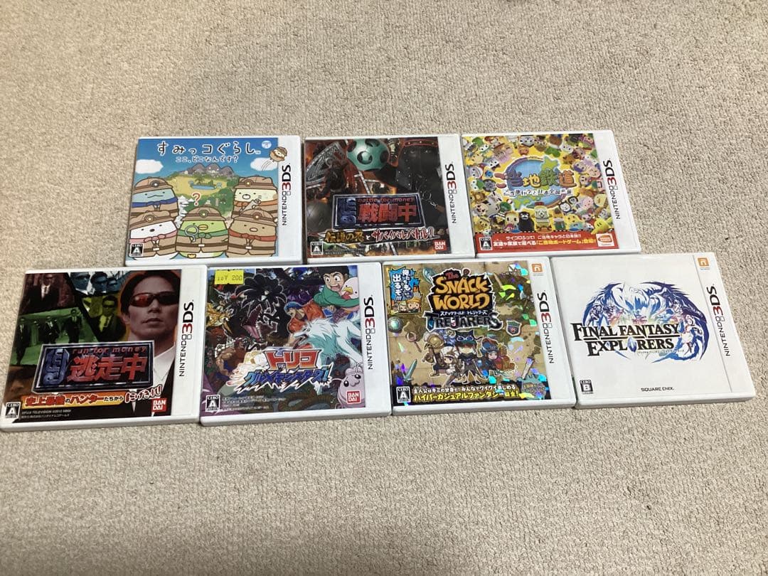 【動作確認済み】ニンテンドー3DS ゲームソフトセット 56本まとめ売りセット