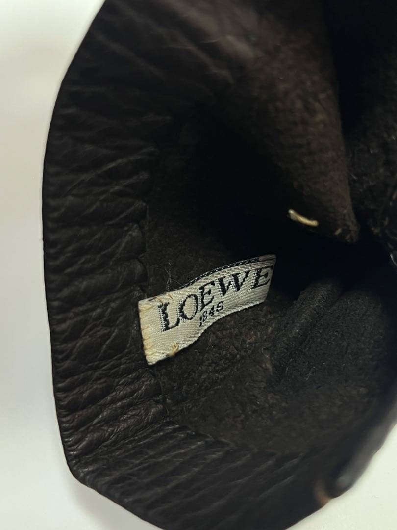 【希少】90s LOEWE レザーグローブ
