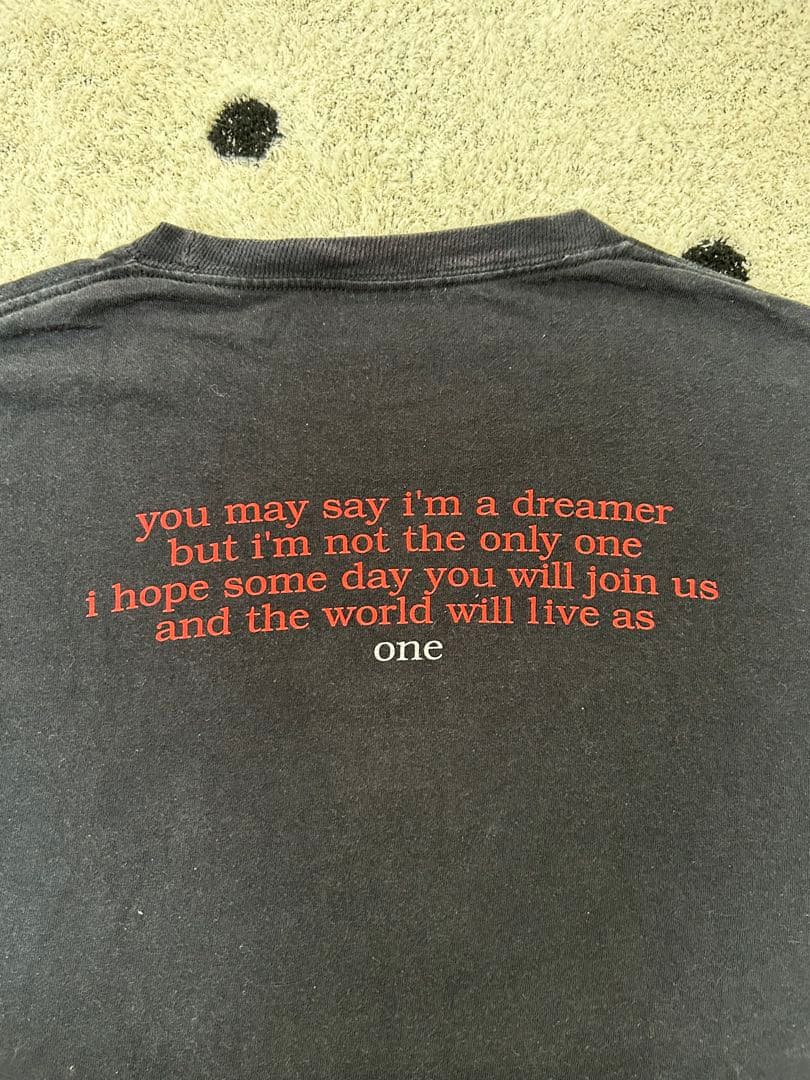 90s ジョン・レノン Tシャツ ブラック