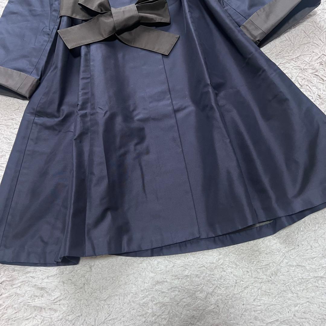 20万 極美品 フォクシー ロングコート coat toffee シルク100