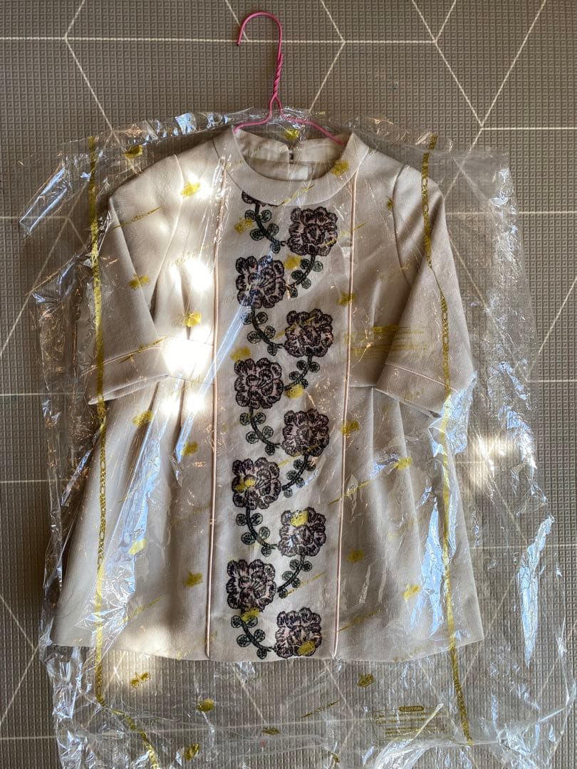 【minä perhonen】花刺繍　セレモニーワンピース