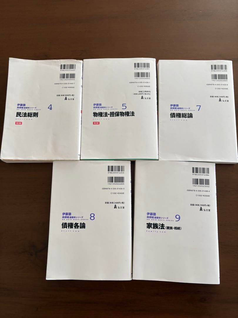 伊藤塾 呉基礎講座 基礎マスター 民法5冊セット