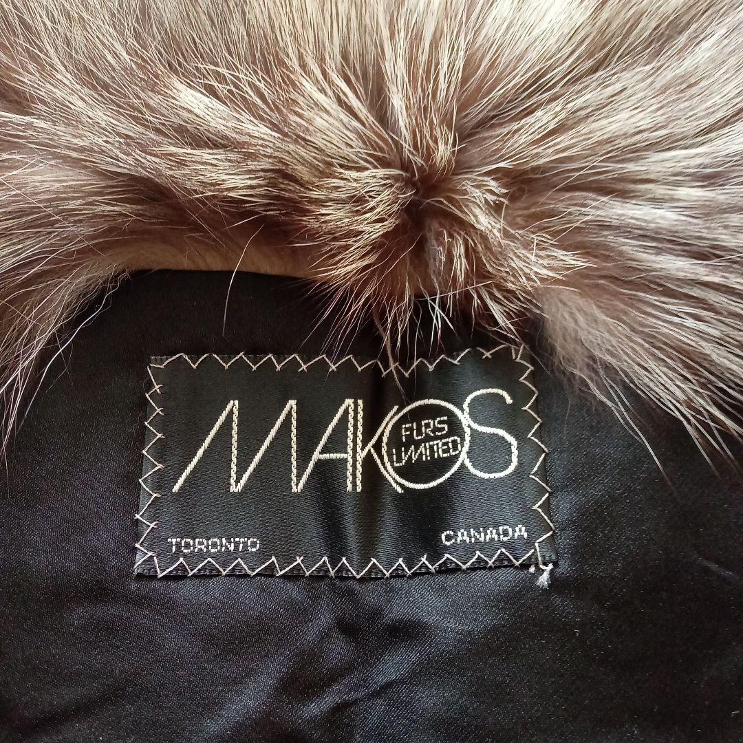 MAKOS FURS UNITED シルバーフォックス　ショール