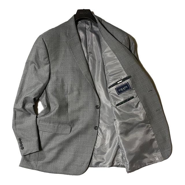 専用CHAPS ラルフローレン 英国調 グレンチェック柄ジャケット 48/4XL