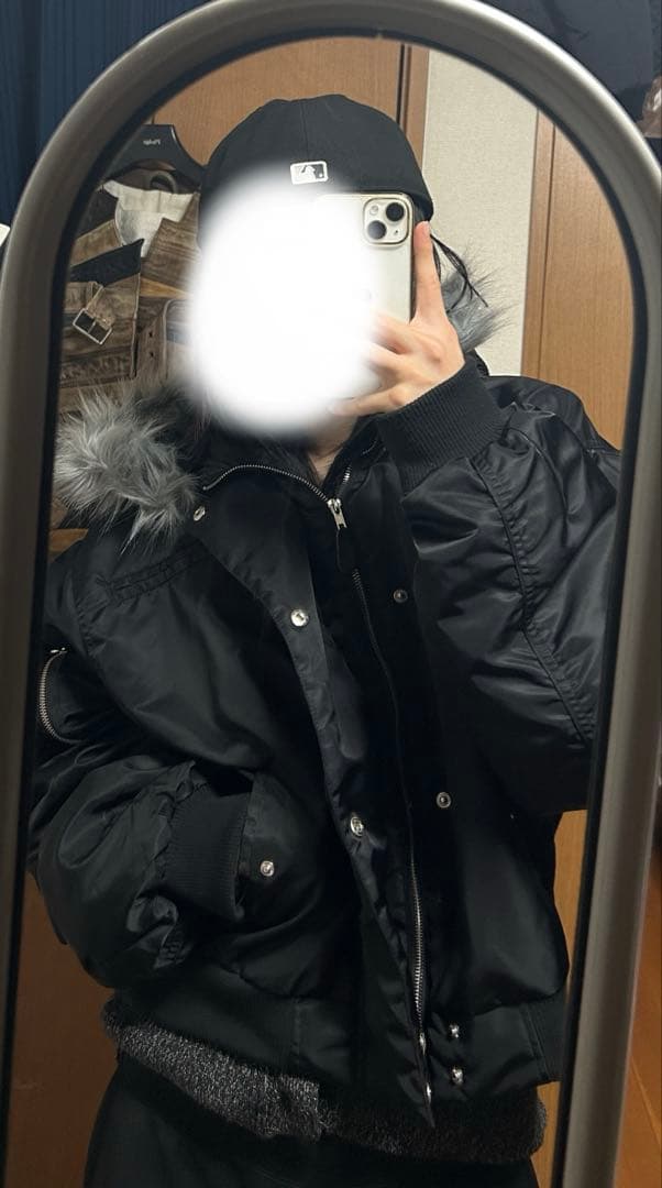 ジャケット・アウター cropped n2b jacket black swag