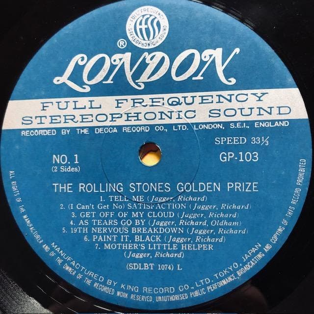 Rolling Stones GP-103 LP レコード e184y121
