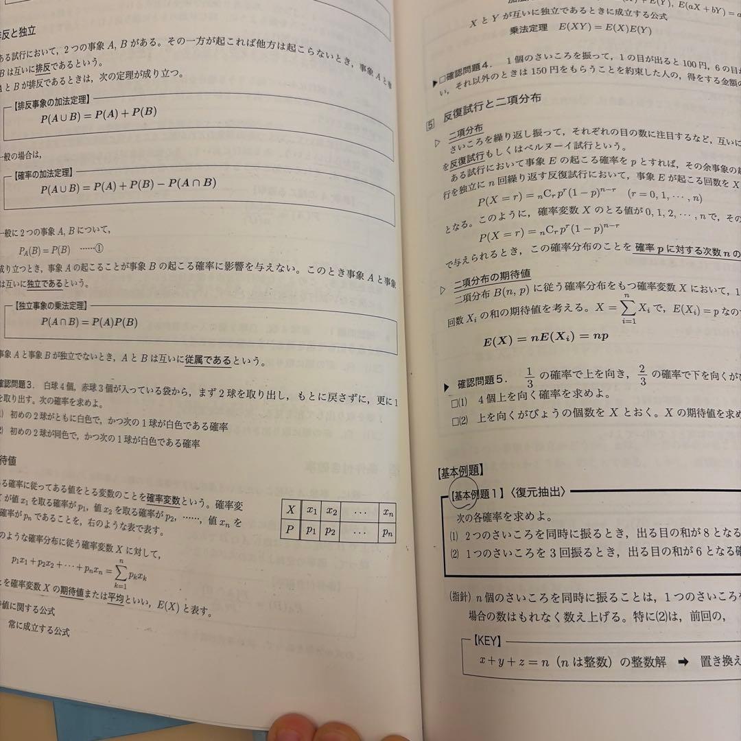 鉄緑会 高1数学発展講座 通年セット 問題集、例題 練習問題 解答付き