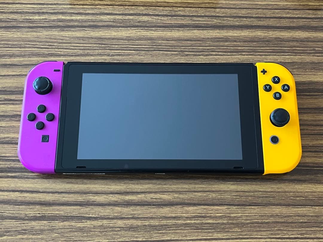 Nintendo Switch 本体 紫/黄色 Joy-Con 付属品付き