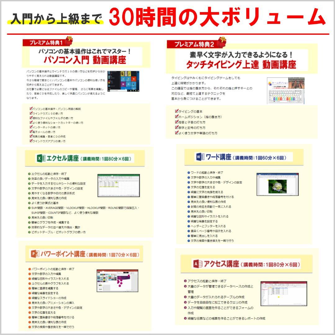 ワード・エクセル　動画パソコン教室【楽ぱそDVD】2024/2021/365