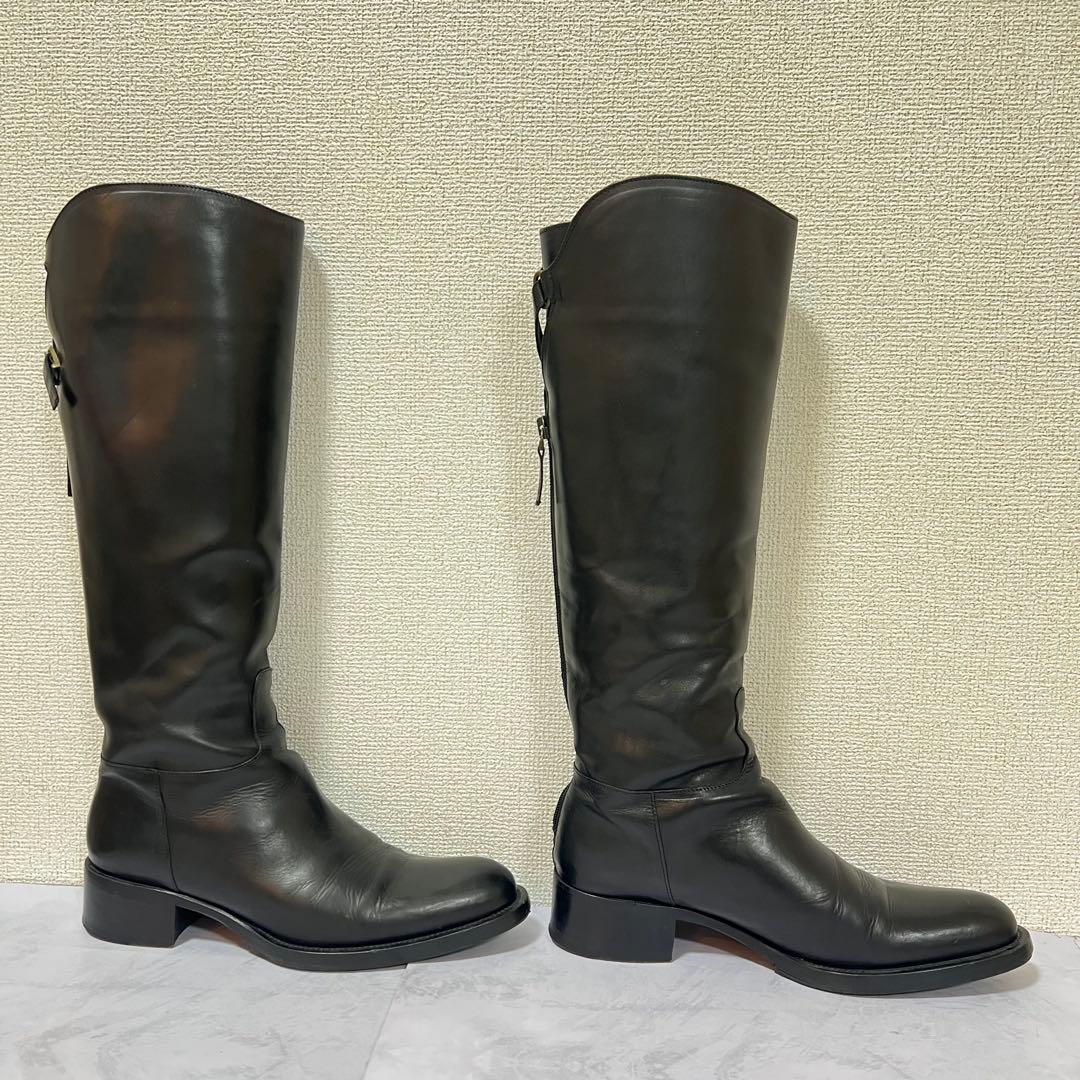 ❣️美品❣️SARTORE サルトル ジョッキーブーツ ロングブーツ レザー 黒