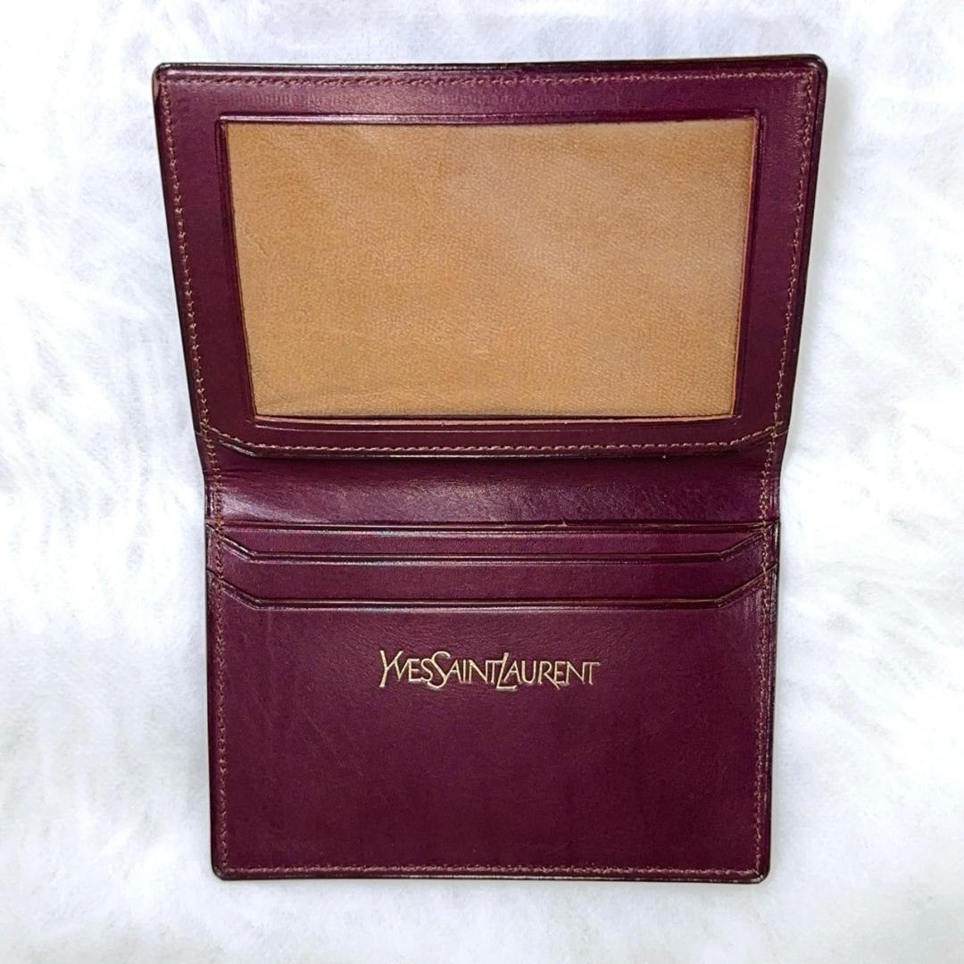 【極美品】Yves Saint Laurent カードケース　名刺入れ　1120