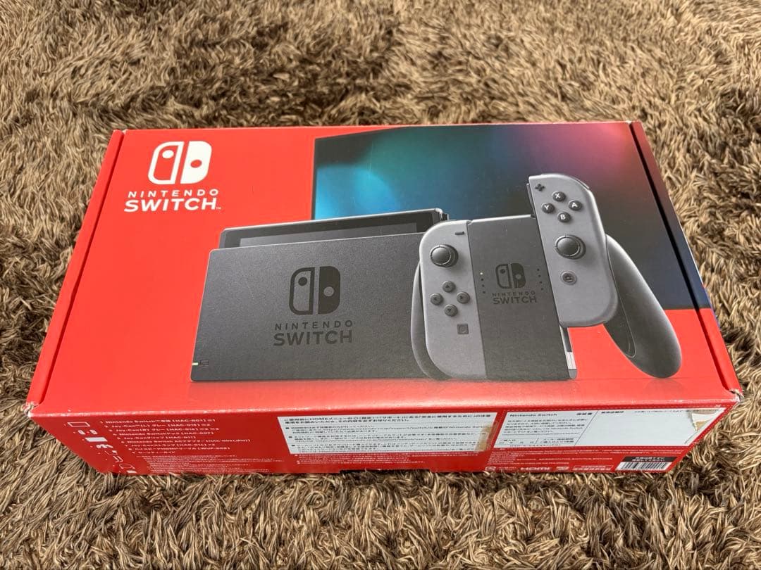 Nintendo Switch 本体 グレー 付属品全てあり