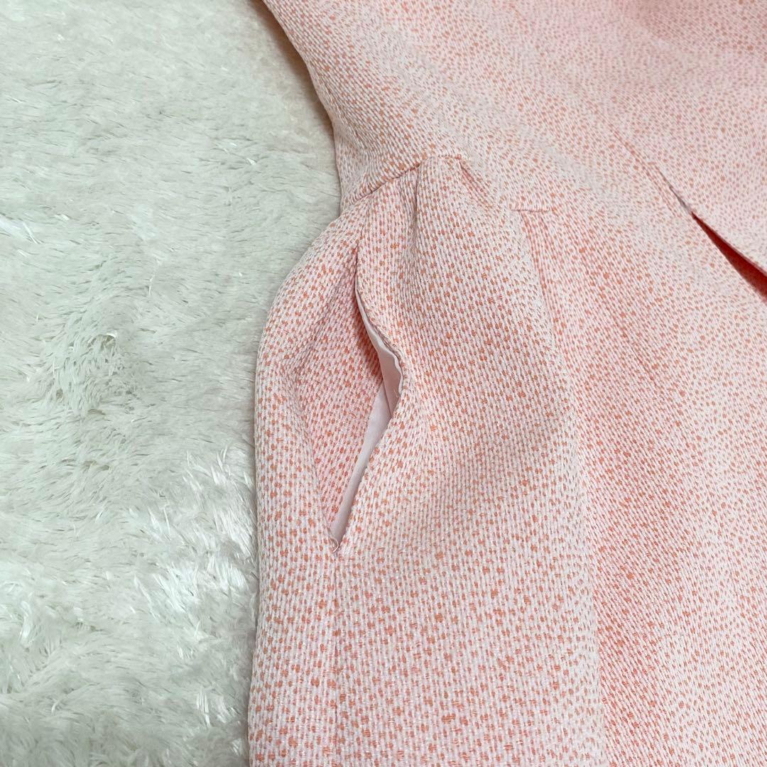 Rene ルネ ワンピース TISSUE フロントジップ ツイード 36
