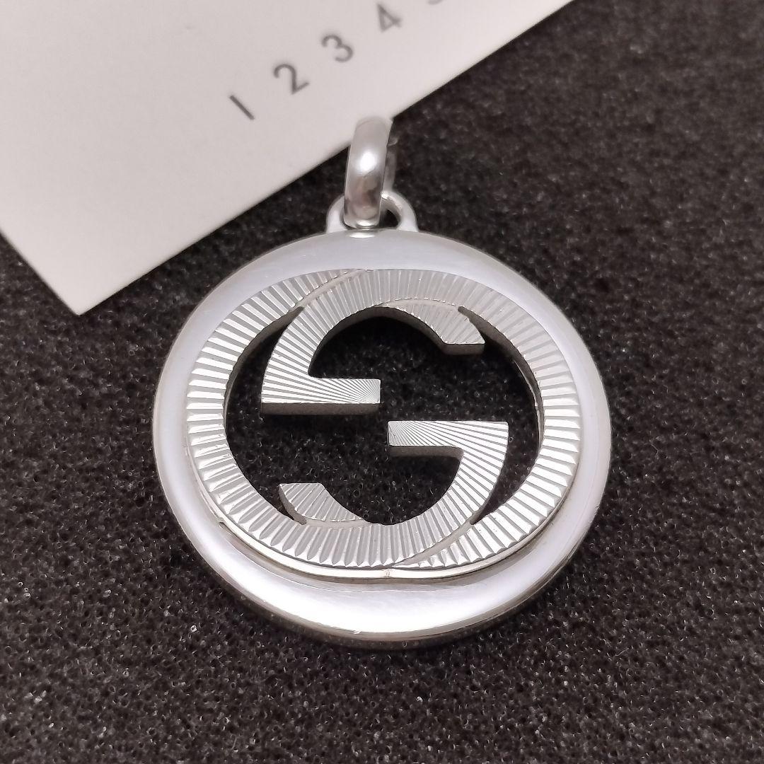 GUCCI ネックレス トップ GG インターロッキングG Ag925